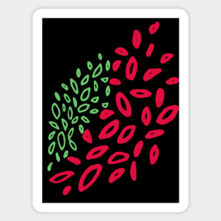 leaf pattern Sticker